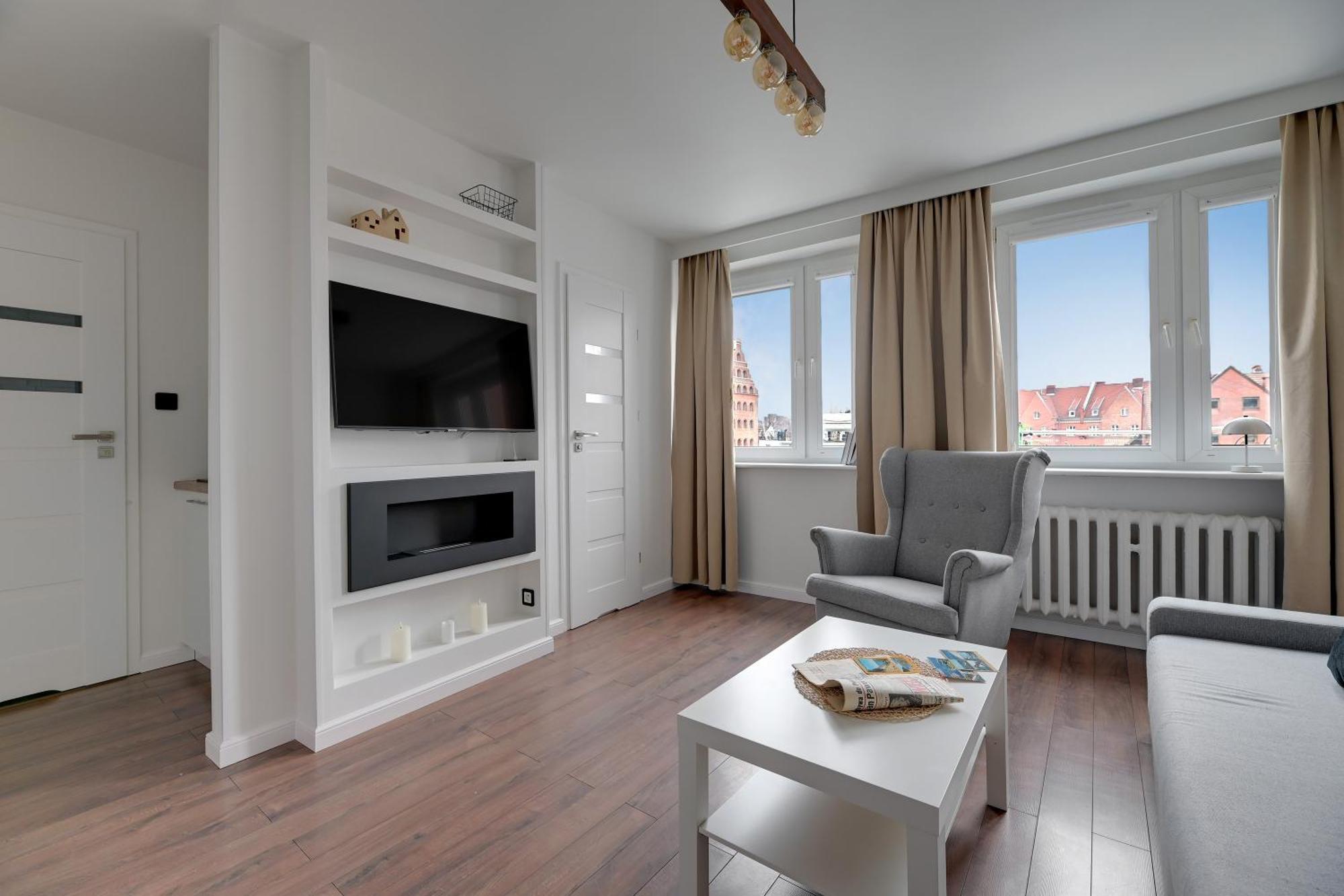 Motlawa Bulvar Residence Z Widokiem Na Rzeke Motlawa By Downtown Apartments Гданськ Екстер'єр фото